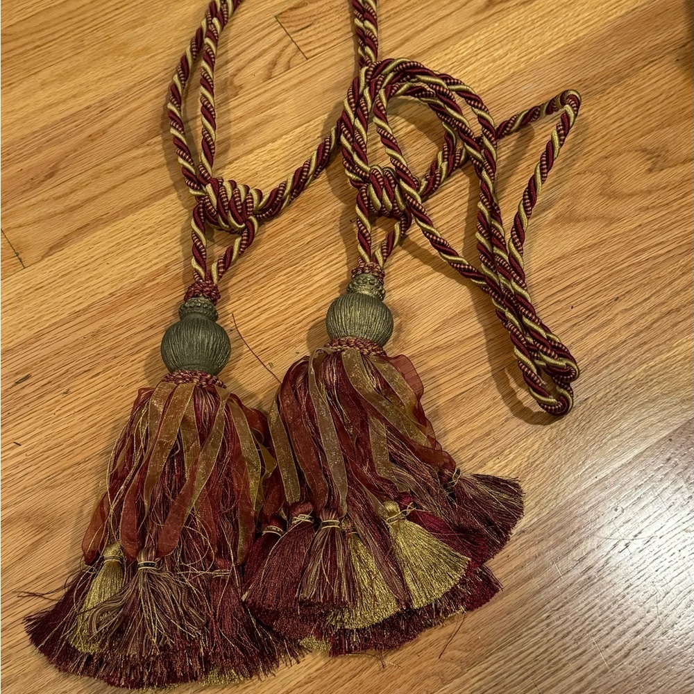 Curtain Tie Back Rope Tassels